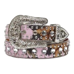 Blazin Roxx Camo Rhinestone Bling Belt
